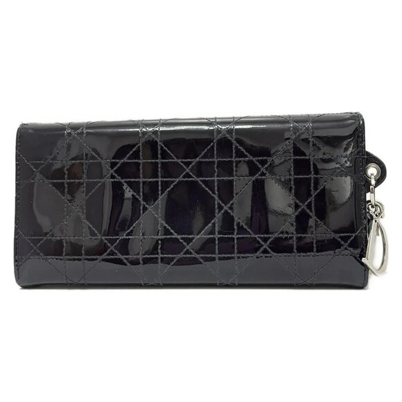 DIOR/ChristianDior Cannage Stitch - Patent Leather Other Style Wallet 551-082725 - Picture 2 of 6